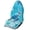 Blue Sea Turtle, variant on XYZCANDO Tropical Florals Car Seat Towel Highly Absorbent Yoga Towels for Post Gym Workout Running Swimming Beach and Hiking Non-Slip Towel Bucket Seat Protector Easy to Store