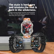Rainbuvvy KR82 SmartWatch 2.1 inch AMOLED , Flashlight, Outdoor Sports Watch