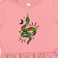 thumbnail image 4 of Inktastic Snake and Moon Girls Toddler Dress, 4 of 5