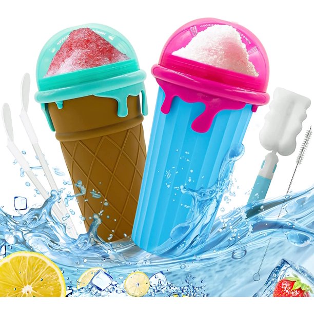 Slushy Cup Slushie Cups,Slushie Maker Squeeze Cup,Frozen Magic Slushy