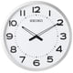 thumbnail image 2 of Reloj de pared Seiko ultramoderno, tono plateado, 50 cm de diámetro, 2 of 5