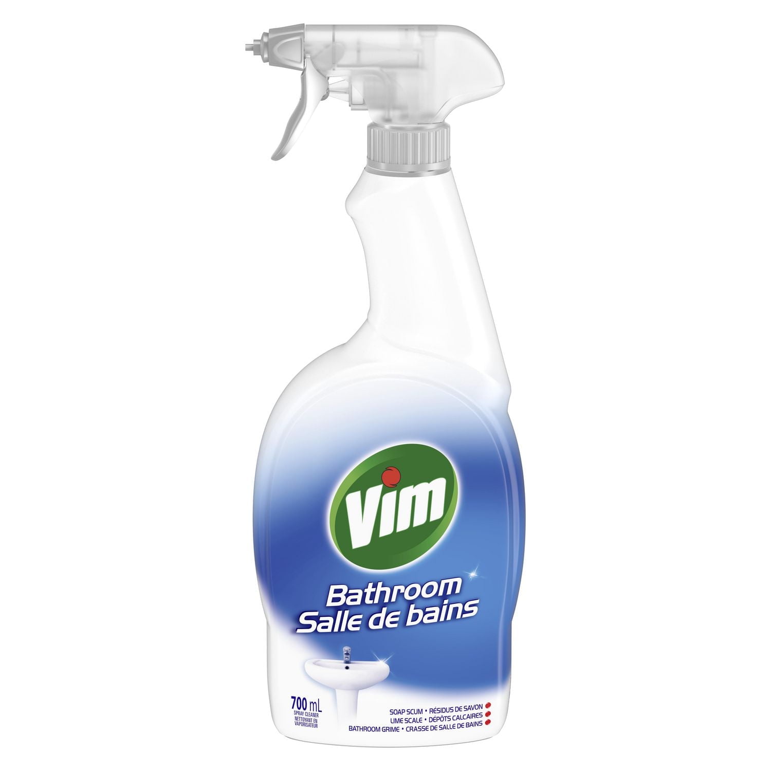 Vim Spray Cleaner Bathroom Spray disinfectant with powerful foaming action, 700mL