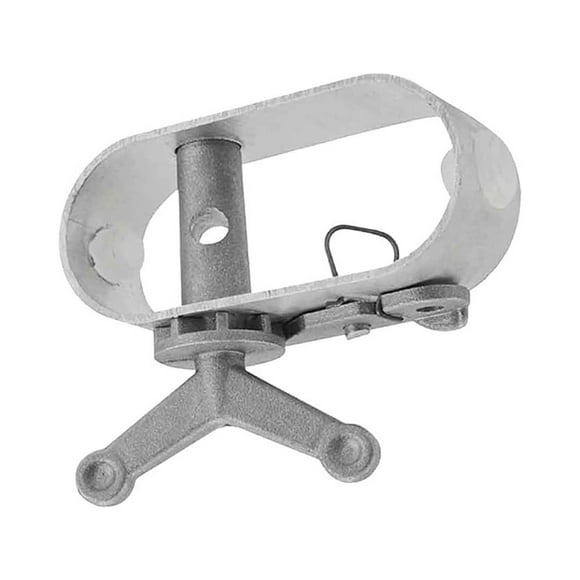 Harpily Accessoires de Robinets Corde à Linge Extérieure en Aluminium Kit de Treuil à Câble pour Piscines hors Sol Taille Unique Noir