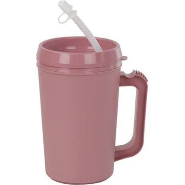 GMAX Industries GMI GP55009 32 oz Insulated Mug with Straw Graduated
