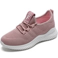 thumbnail image 2 of Zapatillas de deporte para mujer Zapatos para correr con cordones para caminar para actividades al aire libre (38) Rosa Likrtyny Tenis De Mujer Tenis De Hombre, 2 of 6