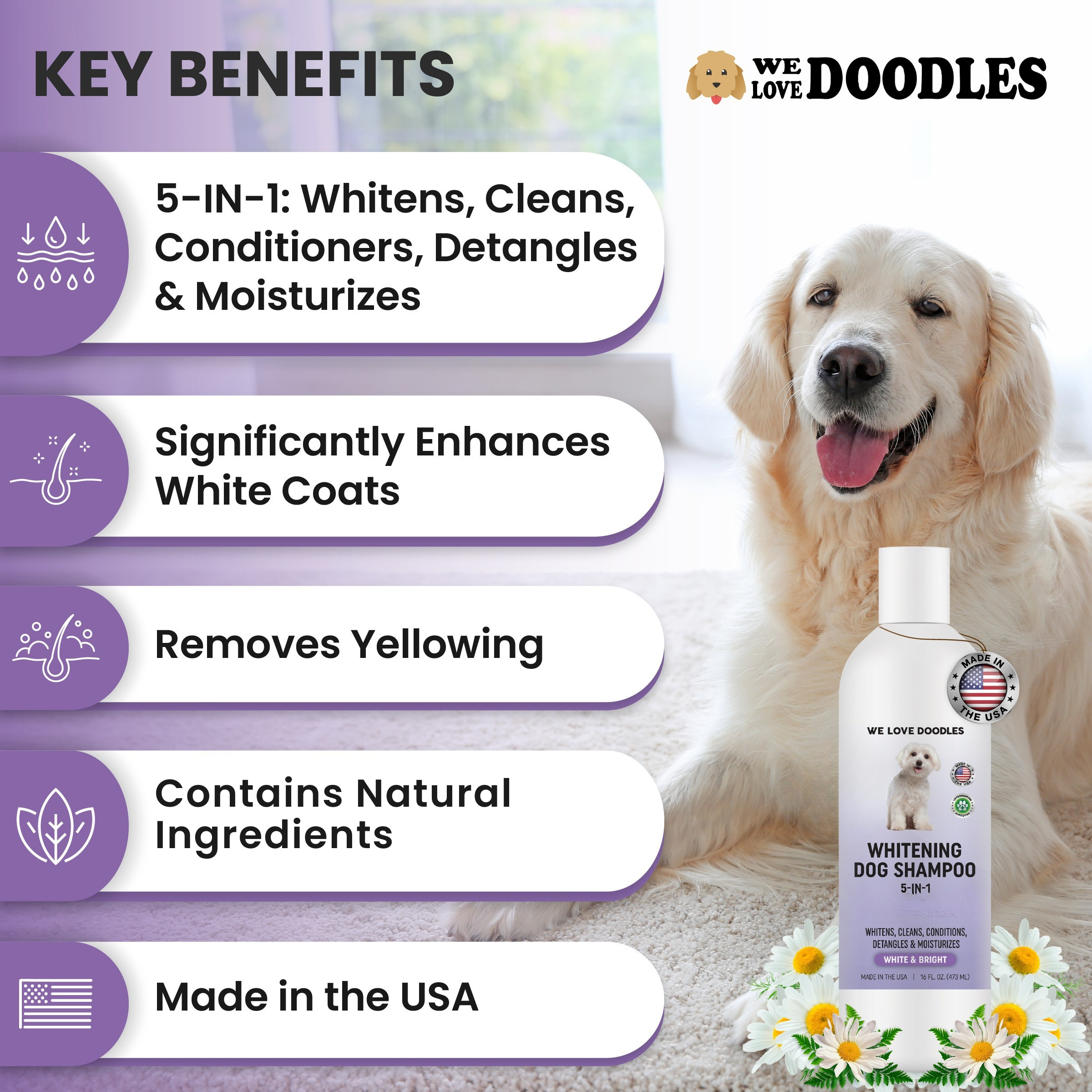 We Love Doodles Whitening Dog Shampoo photo 5