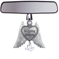 thumbnail image 5 of Remembrance Angel Wings Ornament - In Loving Memory Engraved on Heart - White Hanging Dove Charm - Memorial Ornament, 5 of 5
