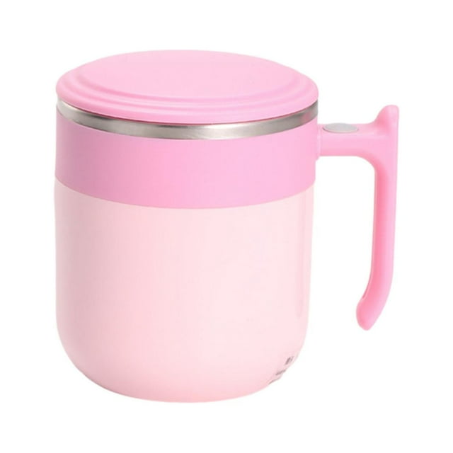 Coctelera eléctrica portátil de mezcla de la proteína del apretón cómodo 300ml del regalo de la taza magnética rosa
