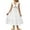 White, variant on Arshiner Tween Girl Easter Summer Dresses Graduation Tie Back Flutter Sleeve Maxi Dress
