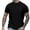 Black Shirts for Men, variant on BVnarty Mens Summer T-Shirt Tops Solid Color Round Neck Short Sleeve Shirts Thin Breathable Loose Fashion White L