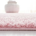 thumbnail image 4 of SAFAVIEH Primo Mason Solid Shag Runner Rug, Light Pink, 2'2" x 12', 4 of 7