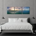 thumbnail image 5 of Epic Art 'Deerfield Beach, Florida' by Epic Portfolio, Acrylic Glass Wall Art, 3 Piece Set, 72" x 24", 5 of 8