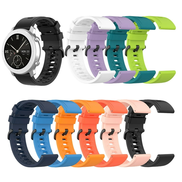 SSBSM Soft Silicone Watch Band 20/22mm, Replacement Strap for