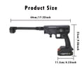 thumbnail image 5 of Cordless Pressure Washer 4000 PSI Portable Rechargeable Water Gun with Foam Cannon & 2 Batteries, 5 of 11