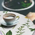 thumbnail image 2 of Ambesonne Colorful Fitted Round Tablecloth, Flowers s, 56"- 60" Diameter, Multicolor, 2 of 4