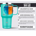 thumbnail image 2 of Termo Con Asa De Acero Inoxidable 30oz Xtellar verde, 2 of 3