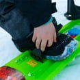 thumbnail image 4 of Lucky Bums 95cm Youth Kids Plastic Snowboard with Adjustable Bindings, Green, 4 of 6