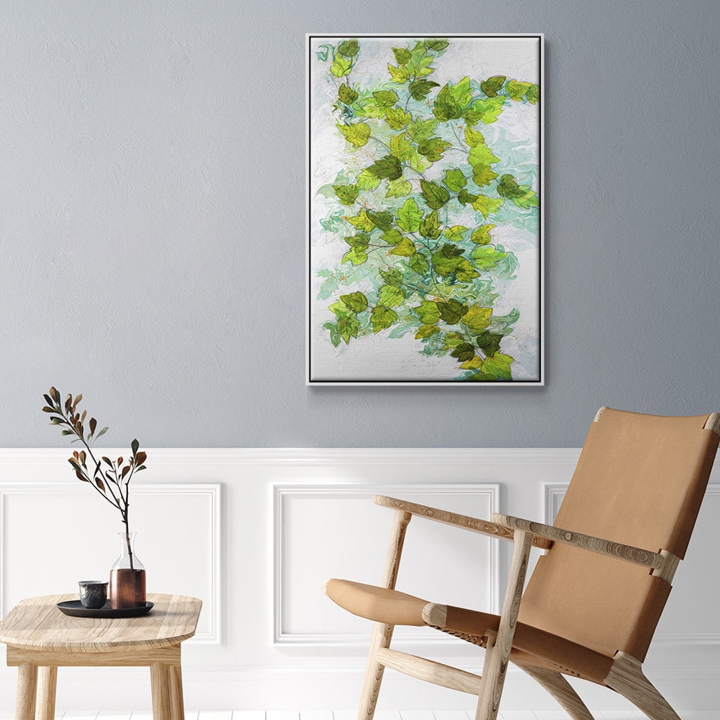 Ivy Framed Premium Gallery Wrapped Canvas - Ready to Hang