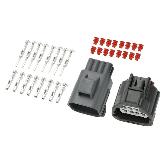 Unique Bargains 8 Pin Throttle Pedal Connector Plug Waterproof Male Female Wire Terminal Connector for Ford 1 Set