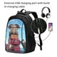 thumbnail image 2 of Balery Elephant Sits Mochila con carga USB para hombre y mujer - Mochila impermeable y antirrobo para portátil con puerto USB para viajes, trabajo, estudios y universidad, 2 of 7