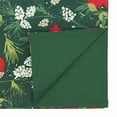thumbnail image 3 of Fennco Styles Pomegranate Design Holiday Tablecloth 50" W X 70" L - Red & Green Harvest Table Cover for Christmas, Seasonal Décor, Banquet, Family Gathering and Special Events, 3 of 4