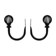 thumbnail image 3 of GOOHOCHY 2pcs Hierro cortina Tieback Decorativo Holder Holder Holder Hook Hook Titular, 3 of 7