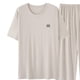 thumbnail image 3 of Ceisia Men's Plus Size Loose Fit Modal Cotton Crew Neck T-Shirt & Long Pants Set - Breathable Soft Casual Two-Piece Loungewear Gifts, 3 of 5