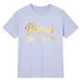 thumbnail image 4 of WEIWEN Team Bride Shirts for Women Bride Tees Party Tee Shirts Bridesmaid Tops Outfits for Bride Clothes Light Gray, S, 4 of 4