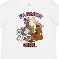thumbnail image 4 of Inktastic Farmer Girl with Happy Farm Animals Boys or Girls Toddler T-Shirt, 4 of 5