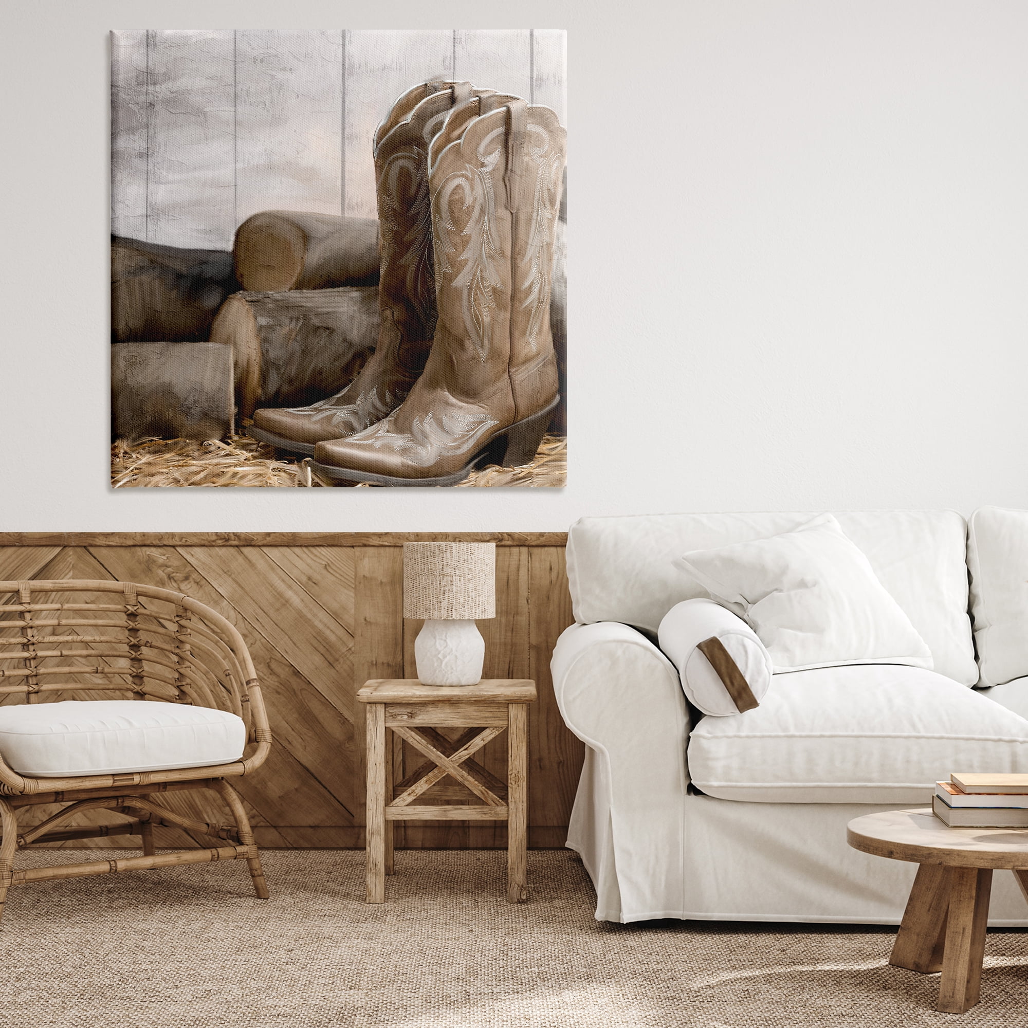 Stupell Industries Kick Off Your Boots Canvas Wall Art, design by Kim Allen