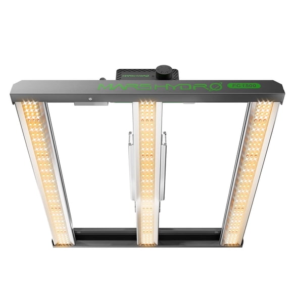 MARS HYDRO FC1500 EVO 150W, Luz LED de Cultivo Samsung LM301H EVO, Cobertura de 2.3x2.3 pies, Espectro Completo, Cadena Daisy, Regulable, Estilo Barra para Plantas de Interior