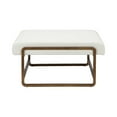 thumbnail image 4 of Shatana Home Cole Coffee Table in Brass with Ivory Boucle, 4 of 11
