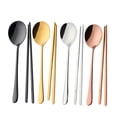 thumbnail image 4 of BESTYASH 4 Sets Kitchen Silverware Sets Flat Eating Utensils for Daily Use and Banquet, 4 of 7