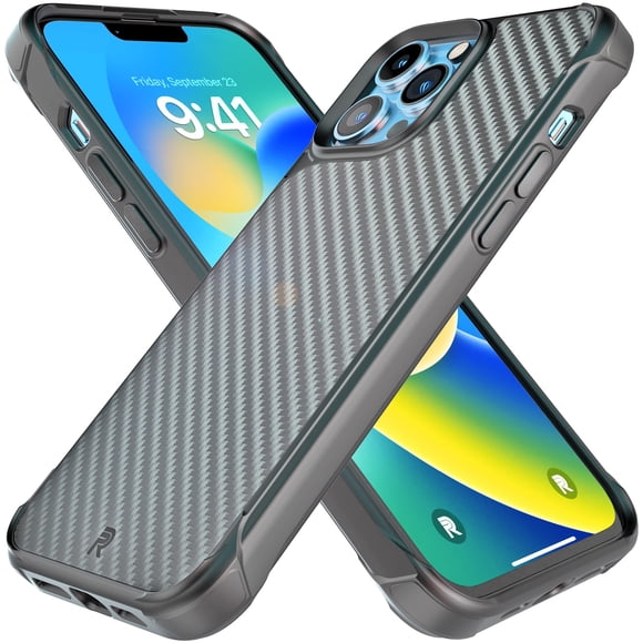Funda de teléfono REBEL para iPhone 13 Pro Max Gen 3 de fibra de aramida