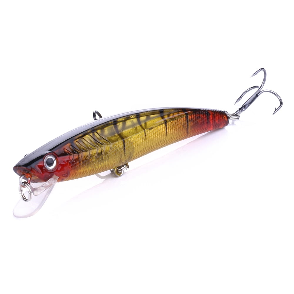 HENGJIA Minnow Bass Fishing Lures, Jerkbait Lure Set Large Hard Baits Deep Diving Crankbait for Catfish Walleye Trout Fishing Bait 8Pcs/kit
