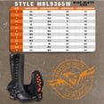 thumbnail image 3 of Milwaukee Leather Women's Wide-Width Classic Black Leather 14-Inch Harness Square Toe Tall Motorcycle Boots MBL9365W 5W, 3 of 10