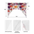 thumbnail image 5 of Flowers Swag Valances for Windows, Small Curtains Drapes, Spring Watercolor Modern Aesthetics Blossom Kitchen Window Curtains Over Sink Window Treatment Valance for Bedroom/Bathroom 56"x36", 5 of 5
