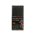 thumbnail image 2 of Notebook Pen 12/24/36/48/60 Pen Drawing Line Drawing Pen Ink Pen Watercolor Marker Superfine Marker Color Pen Neutral Set Plastic Notebook Pen（5Ml）,60*Fine Needle Colored Liner Pen Clearance, 2 of 7