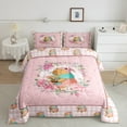 thumbnail image 2 of Castle Fairy Cute Animal Capybara Full Size Comforter Sets,Geometric Bedding Sets, 2 of 8