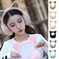 thumbnail image 1 of Meidiya Ear Muffs for Women - Winter Ear Warmers - Soft & Warm Cable Knit Furry Fleece Earmuffs - Ear Covers for Cold Weather, 1 of 8