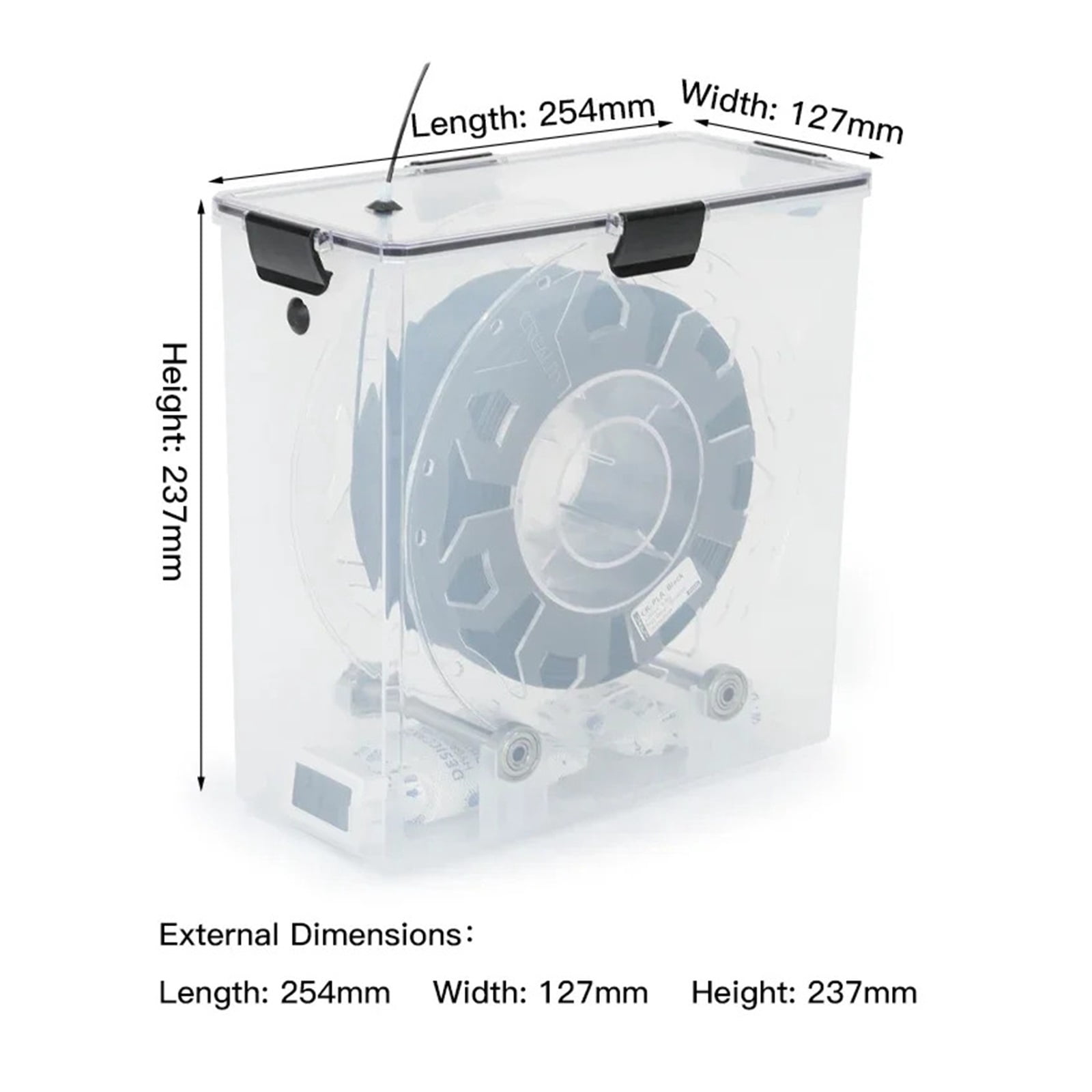 3D Printer Filament Dryer Box Airtight And Moisture-Resistant Real-Time Monitoring Fit For 3D Printer PLA ABS Filaments