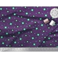 thumbnail image 3 of Soimoi Purple Cotton Voile Fabric Shining Dots Print Fabric by Yard 42 Inch Wide, 3 of 3