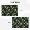 thumbnail image 3 of Rocae Chamomile Printed Heat Resistant Place Mats,Classic Hemstitch Cloth Fabric Placemats Imitation Linen Place Mat Table Mats 18x12 inch, 3 of 5
