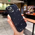 thumbnail image 3 of Glitter Phone Case for iPhone 15 Case 6.1" 2023, Cute Bling Slim Sparkle Protective, Shockproof Soft Silicone Cover for Women Girls (Black), 3 of 13