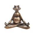 thumbnail image 1 of Sagebrook Home Copper Yoga Frog, Jnana Hands, 1 of 1