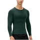 thumbnail image 2 of pstuiky camisas de manga larga para hombre, Mallas deportivas de manga larga para hombre, informales, de color liso, para correr y hacer ejercicio, de alta elasticidad. salir tops s, 2 of 6
