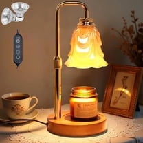 HIDAWN Candle Warmer Lamp with Timer Dimmable,Adjustable Height,Wax Melt Warmer for Jar Candles with 2 Bulbs,Birthday Gifts for Women Mom, House Warming Gifts New Home Decor（Candles Not Included）