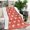 Red, variant on Red Chicken Pattern Blanket,Comfortable Soft Flannel Throw Blanket,All Season,Warm Lightweight Blankets for Sofa Bed Couch Living Room Chair,30"x40"