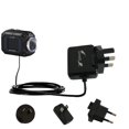 thumbnail image 1 of International AC Home Wall Charger suitable for the JVC GC-XA1 ADIXXION - 10W Charge supports wall outlets and voltages worldwide - Uses Gomadic Brand, 1 of 4