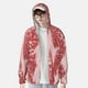 thumbnail image 2 of Balery Red Meat Sudadera ligera de manga larga con capucha y protección solar UPF 50+ para hombre y mujer, ideal para pesca y running-Small, 2 of 7